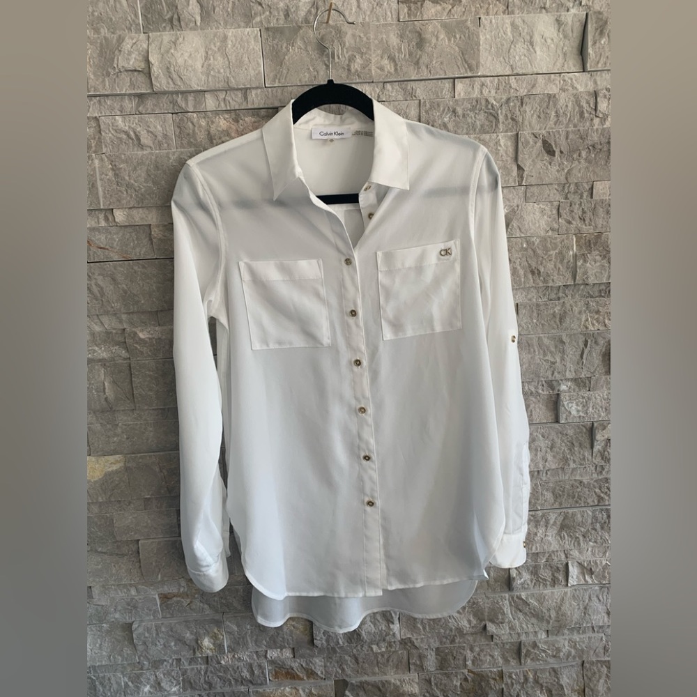 Sheer Calvin Klein Blouse